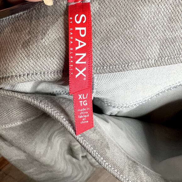 NWT‎ Spanx Stone Washed Camouflage Pull-On Jean-ish Ankle Leggings Size XL - Picture 8 of 11
